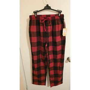RedHead Pajama Pants Mens Medium Red Plaid Lounge Sleep Cozy Christmas 30Wx30L
